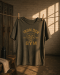 Vintage Gym Graphic Premium Unisex Crewneck T-shirt | Bella + Canvas 3001