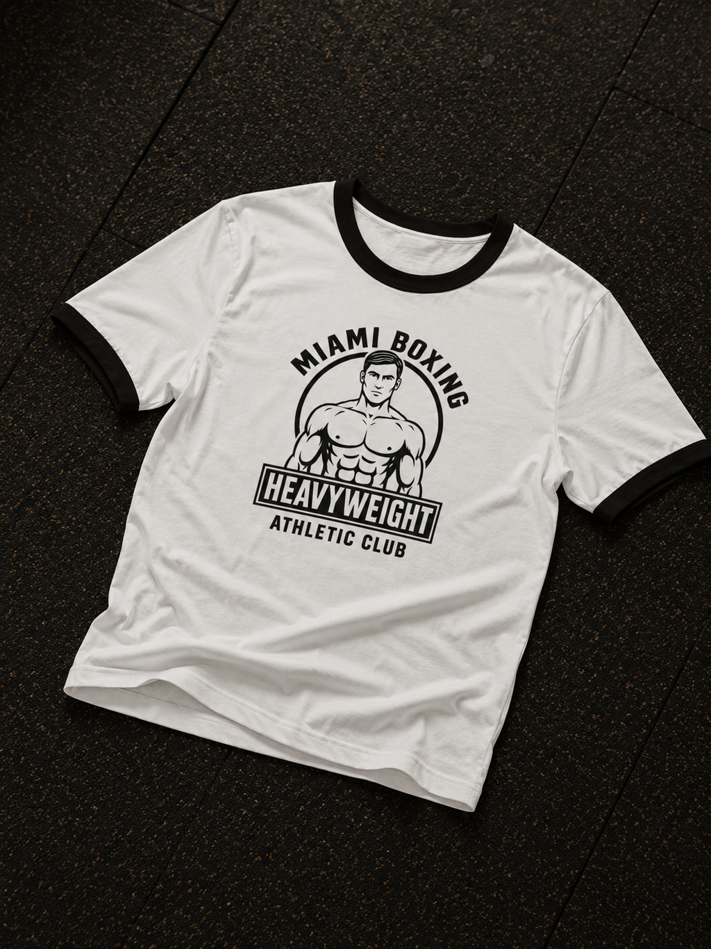 Vintage Gym Graphic Unisex Ringer T-shirt