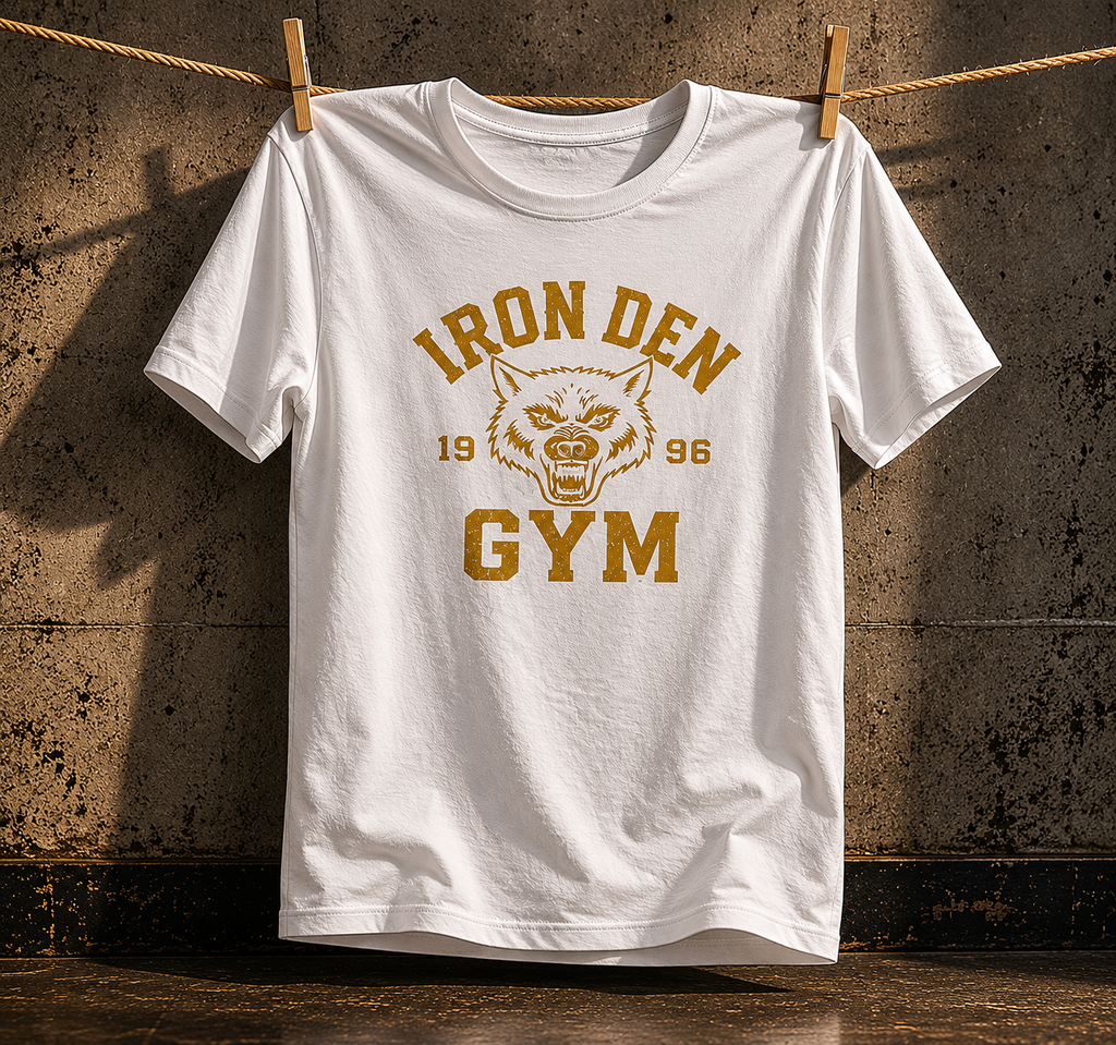 Vintage Gym Graphic Premium Unisex Crewneck T-shirt | Bella + Canvas 3001