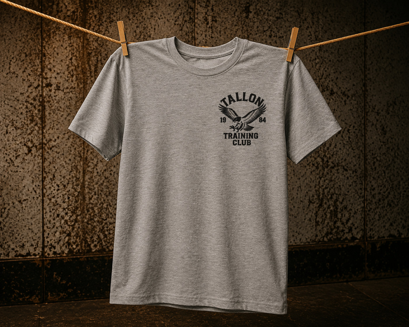Vintage Gym Logo T-shirt – Unisex Casual & Workout Wear