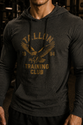 Unisex Eco Blend Long-Sleeve Pullover Hooded T-Shirt | Econscious EC1085