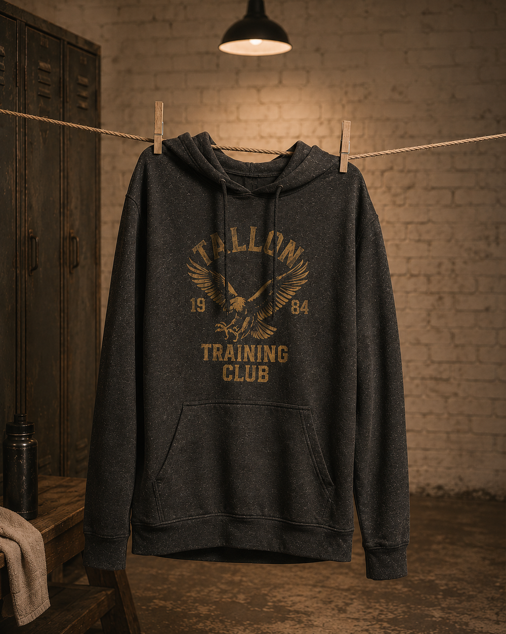 Unisex Eco Blend Long-Sleeve Pullover Hooded T-Shirt | Econscious EC1085