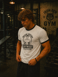 Vintage Gym Graphic Unisex Ringer T-shirt