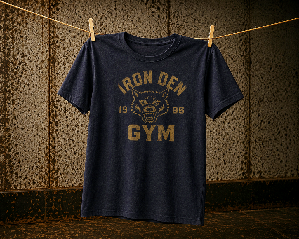 Vintage Gym Graphic Premium Unisex Crewneck T-shirt | Bella + Canvas 3001