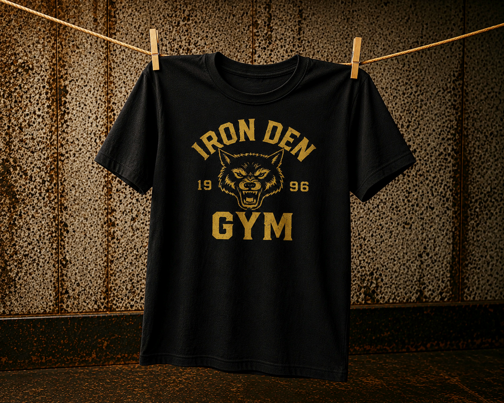 Vintage Gym Graphic Premium Unisex Crewneck T-shirt | Bella + Canvas 3001