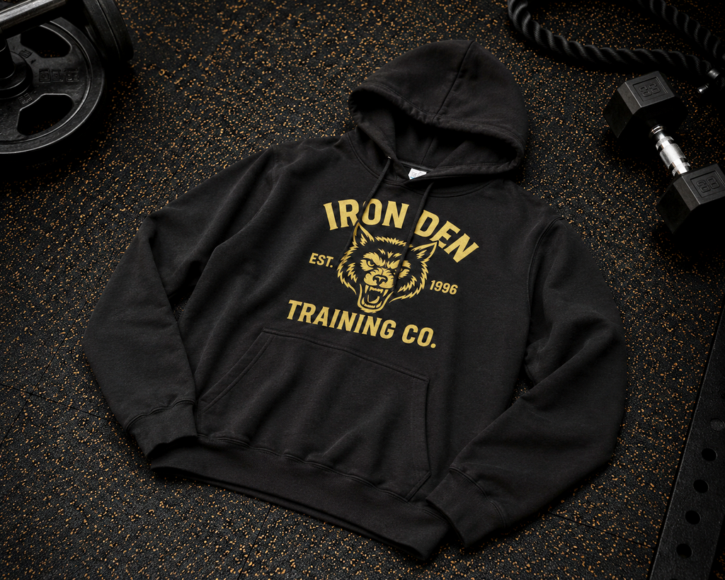 Vintage look graphic Gym Premium Unisex Hoodie | Laneseven LS13001